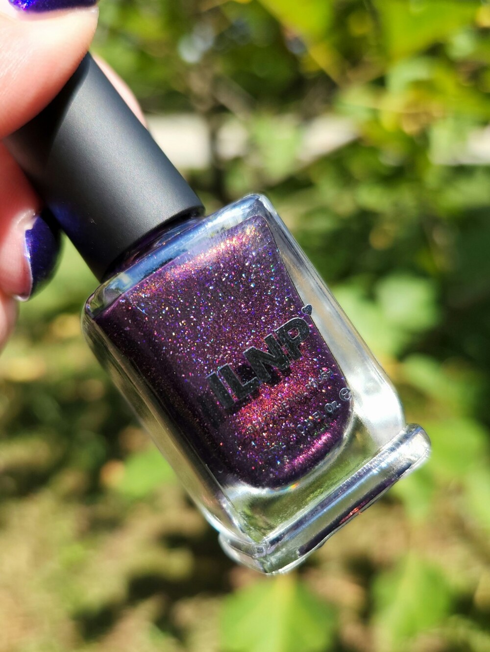 ILNP 💜 Ava ❤️ Vivid Violet Holographic Polish